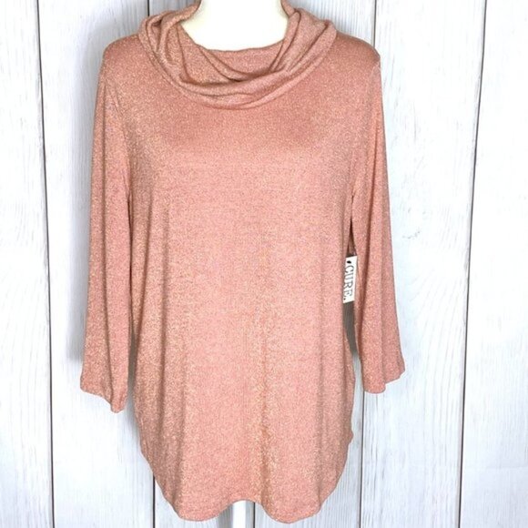 Cure Sweaters - Pink Sparkle Woman's Long Sleeve Blouse by CURE